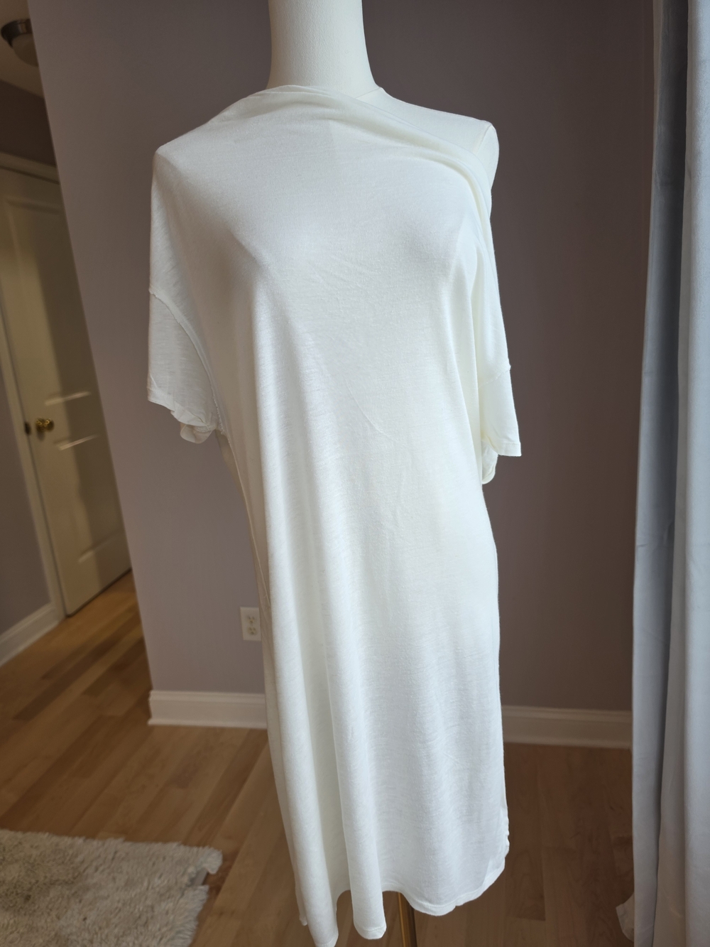 We The Free Ivory Short Sleeve Chemise